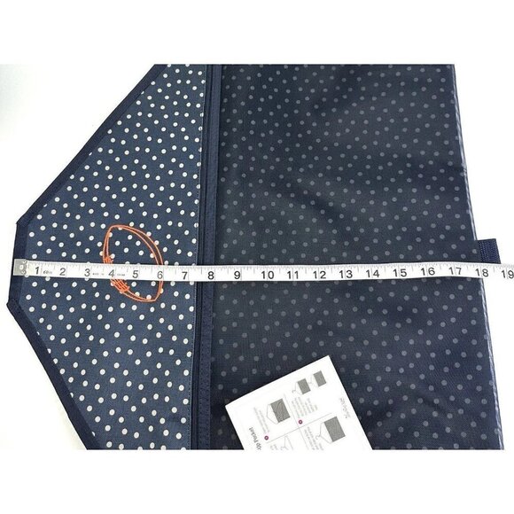 Thirty One 31 Hang It Up Pocket Navy Dot Football Brand New - Picture 5 of 10
